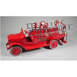 BUDDY L #205 Pressed Steel FIRE TRUCK