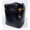 Image 2 : CHANEL Black Cosmetic VANITY Handbag Case