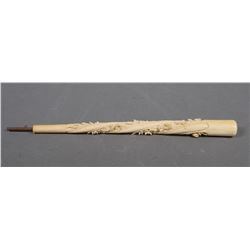 Antique Carved Ivory Parasol Handle