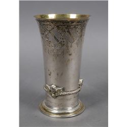 Old German 800 Silver Tumbler or Beaker