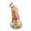 Image 4 : 14K JADE BUDDHA Cabochon Pendant