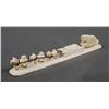 Image 1 : Vintage Inuit Carved Walrus Ivory Dogsled Team
