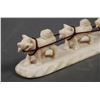 Image 2 : Vintage Inuit Carved Walrus Ivory Dogsled Team