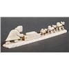 Image 4 : Vintage Inuit Carved Walrus Ivory Dogsled Team