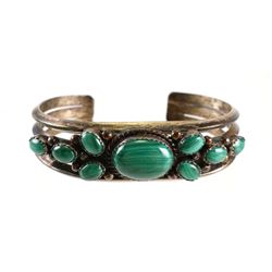 NAVAJO Native American MALACHITE Bracelet