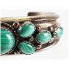 Image 3 : NAVAJO Native American MALACHITE Bracelet