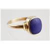 Image 1 : Vintage LAPIS & 14K Yellow Gold Ring