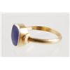 Image 4 : Vintage LAPIS & 14K Yellow Gold Ring