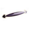 Image 1 : 14K Yellow Gold & Purple Enamel Bar Pin