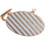 Image 2 : 14K Yellow Gold CUFFLINKS & Turquoise Inlay