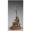 Image 1 : Neoclassical Bronze Figural Lamp