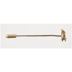 14K Yellow Gold MONGOOSE Stick Pin
