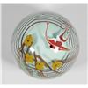 Image 2 : CHRIS BUZZINI, Angelfish & Floral Paperweight