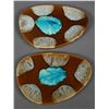 Image 1 : (2) ROYAL HICKMAN #582 Art Pottery Plate