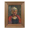 Image 2 : Portrait of a Woman, Oil on Board, Early 20C