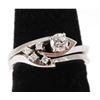 Image 1 : 14K White Gold & DIAMOND Wedding Set