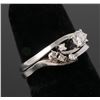Image 2 : 14K White Gold & DIAMOND Wedding Set