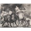Image 1 : JON CORBINO, Horses Lithograph