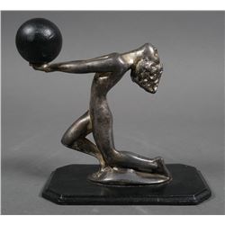 Art Deco Metal NUDE Sculpture