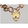 Image 2 : 9K Yellow Gold VICTORIAN Puffy Heart Lock Bracelet