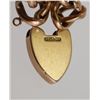Image 3 : 9K Yellow Gold VICTORIAN Puffy Heart Lock Bracelet