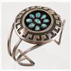 Image 1 : NAVAJO Rosco Scott Sterling Turquoise Bracelet