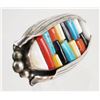 Image 2 : Native American Multi-Stone Sterling Corn Ear Ring