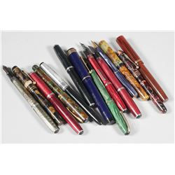 (14) Vintage Fountain Pens Waterman Easterbrook