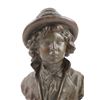 Image 2 : Erdmann Encke, Bust of a Young Boy, Cast Metal