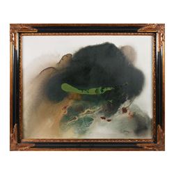 BASSMI IBRAHIM, Abstract O/C Painting