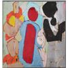 Image 1 : HERMAN SOMBERG, Oil on Paper, Abstract