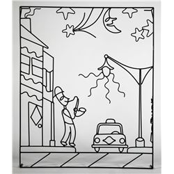 BARRETT DEBUSK, Wire Wall Sculpture