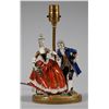 Image 1 : DRESDEN Porcelain Figural Lamp