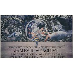 JAMES ROSENQUIST, Signed Gallery Poster, 1988