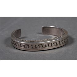 NAVAJO Sterling Silver Cuff Bracelet