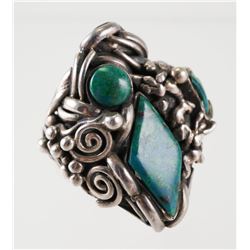 Native American NAVAJO Sterling & Turquoise Ring