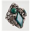 Image 1 : Native American NAVAJO Sterling & Turquoise Ring