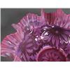 Image 4 : Antique Ruffle Edge Pink Art Glass Bowl
