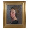 Image 2 : PIERRE VILLAIN, Painting - Portrait of a Woman