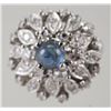 Image 2 : 14K Natural SAPPHIRE & DIAMOND Ring
