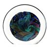 Image 1 : Signed ROLLIN KARG Art Glass Disc Sculpture