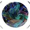 Image 2 : Signed ROLLIN KARG Art Glass Disc Sculpture