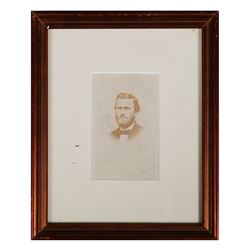 ULYSSES S. GRANT, CDV Photograph, Framed