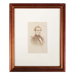 JEFFERSON DAVIS, CDV Photograph, Framed