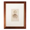Image 1 : JEFFERSON DAVIS, CDV Photograph, Framed