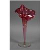 Image 1 : JACK in the PULPIT Art Glass Hand Painted Vase