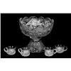 Image 1 : ABP Cut Glass Punchbowl Set