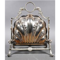 Victorian Silver Biscuit Box Warmer