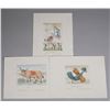 Image 1 : (3) JOSIP GENERALIC, Colored Etchings