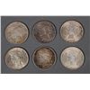 Image 1 : (6) US PEACE Silver Dollar $1 Coins